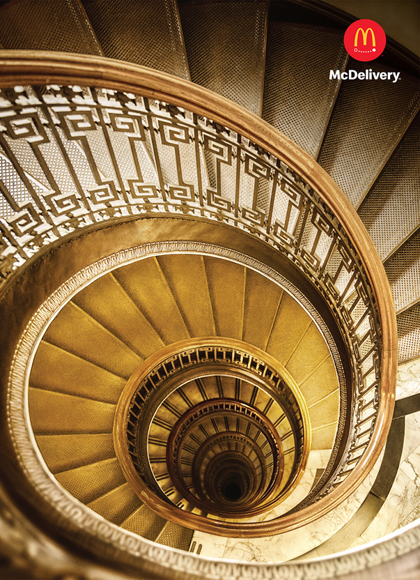 Campaña McDelivery - Escalera