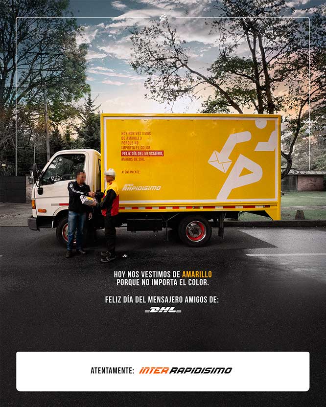 Campaña Inter Rapidísimo - Día del Mensajero