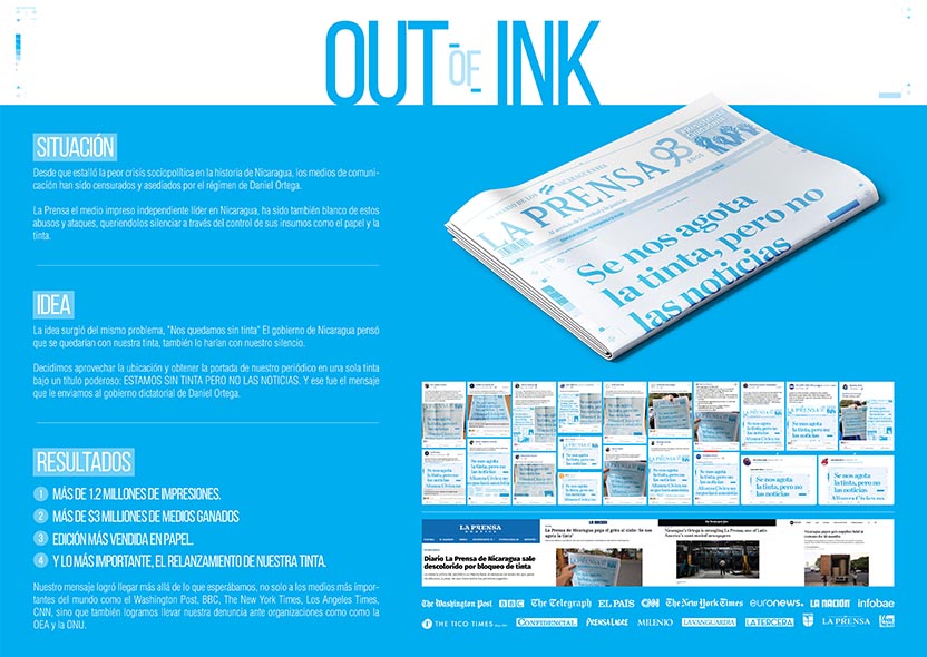 Out of ink