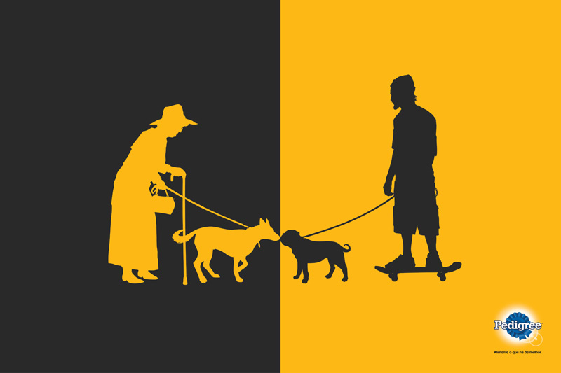 Old lady / Young man