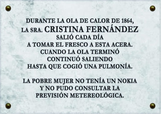Placa Conmemorativa Papel