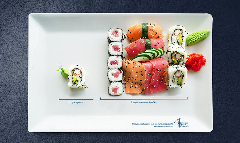 Plato de sushi