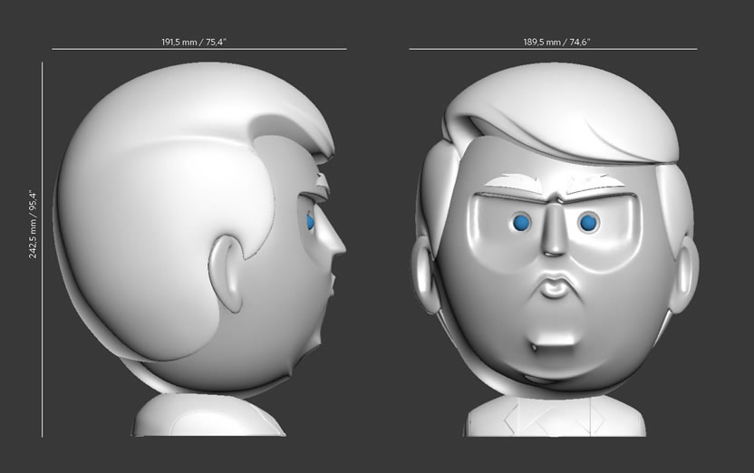 Acción Lámpara POTUS - Trump Lamp