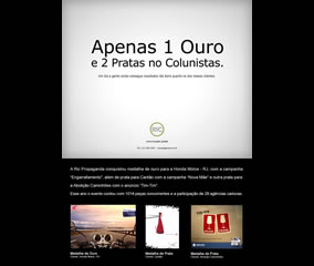 Agencia - RIC Propaganda Brasil (Premio Columnista 2005)
