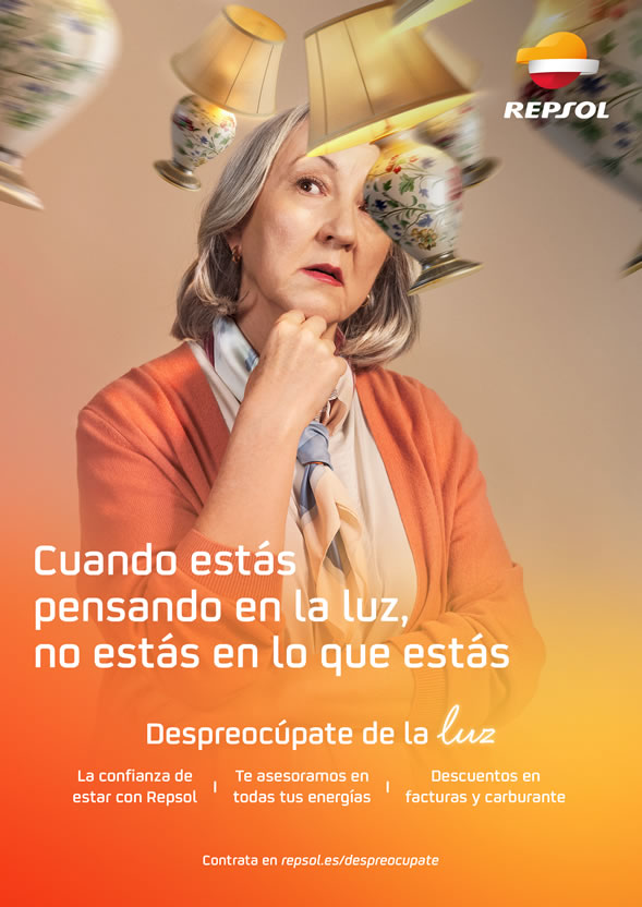 Campaña Repsol - Despreocúpate de la luz con Repsol