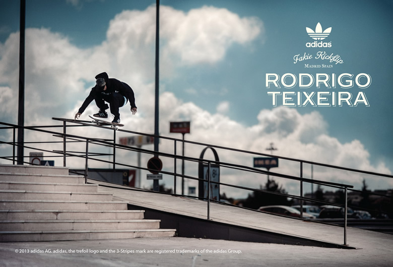 Rodrigo Teixeira - Fakie Rickflip Madrid España