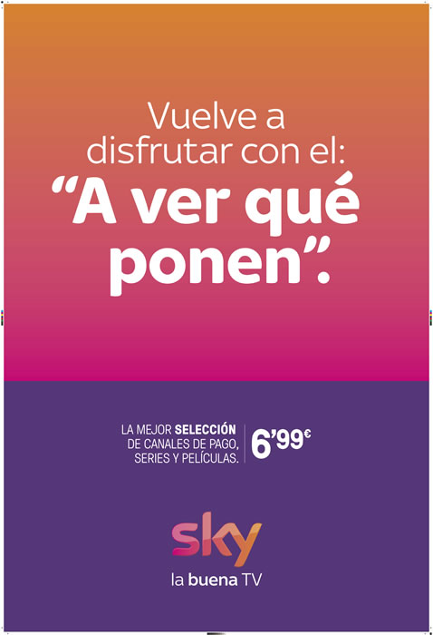 Campaña Sky España - La buena TV