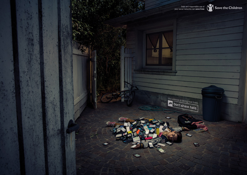 Campaña Save the Children - Dont share hate