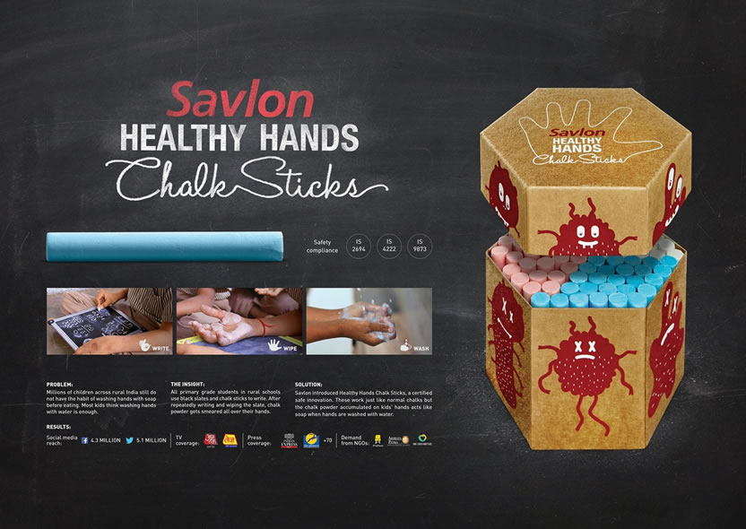 Savlon Healthy Hand Chalk Sticks