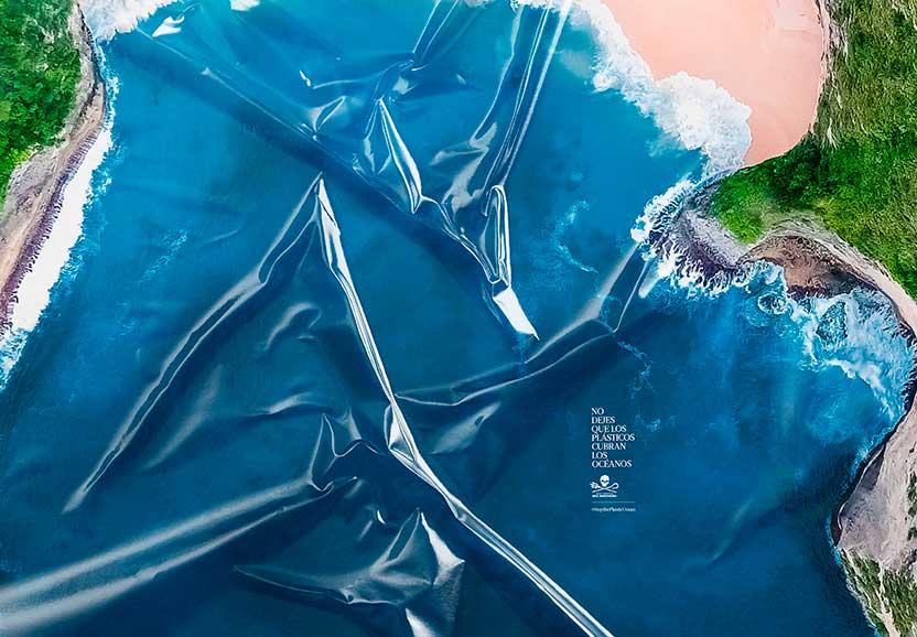 Campaña Sea Shepherd - Don't let plastics cover the Oceans