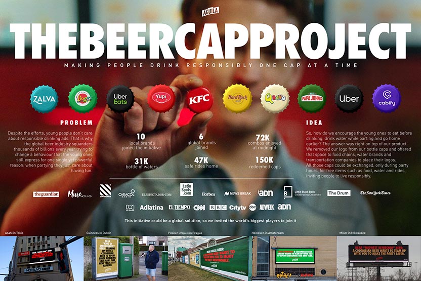 Board - The beer cap project (Cannes 2021)