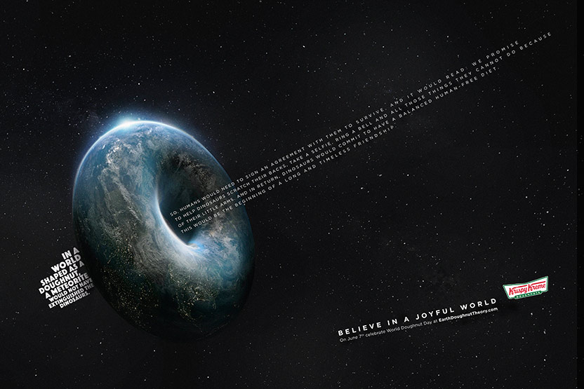 Campaña Krispy Kreme - The earth doughnut theory (El Ojo 2020)