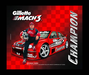 Gráfica - Gillette Mach 3 (Oyster Group)
