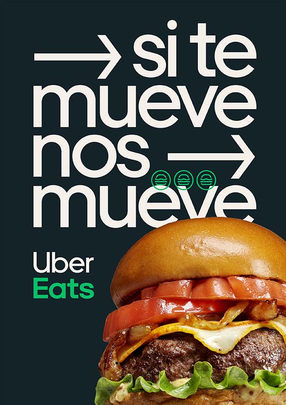 Campaña Uber Eats - Si te mueve, nos mueve