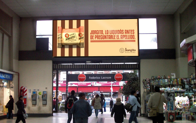 Cartel Terminal de Trenes - Jorgito Chocolate 2013