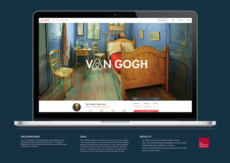 Board Van Goghs Bedrooms: Let Yourself In