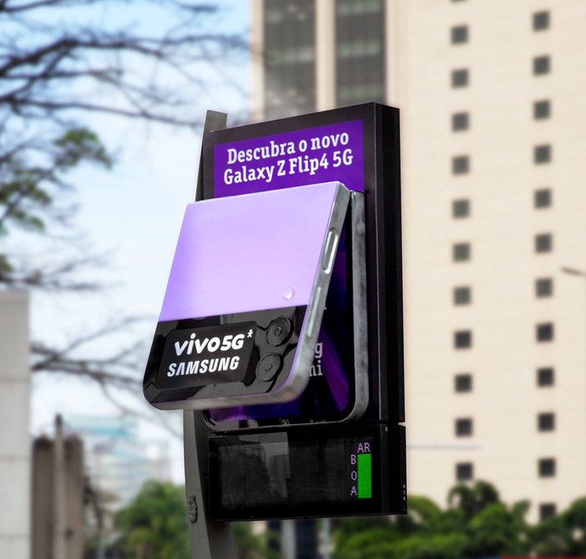 Campaña VIVO Samsung - Descubra o novo Galaxy Z Flip 5G