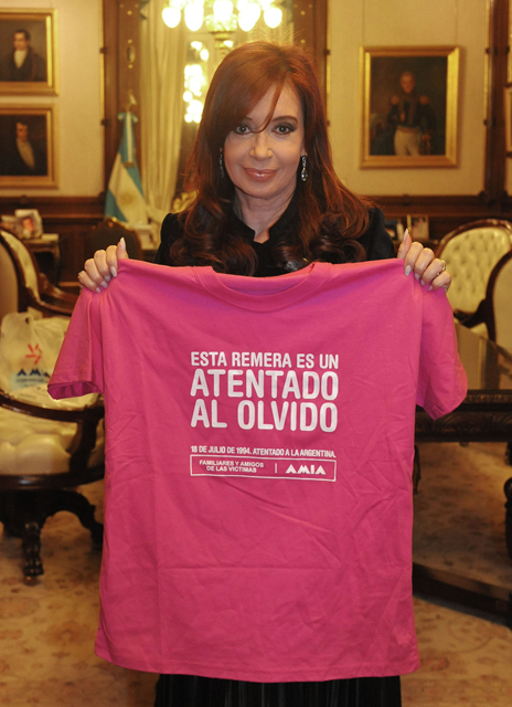 La Presidenta Cristina Fernández