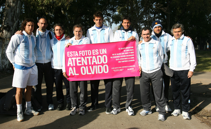 El equipo argentino de Copa Davis