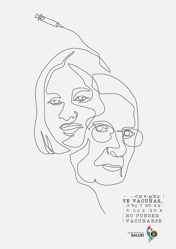 Campaña Departamento de Sadud de Puerto Rico - Inmunidad Colectiva