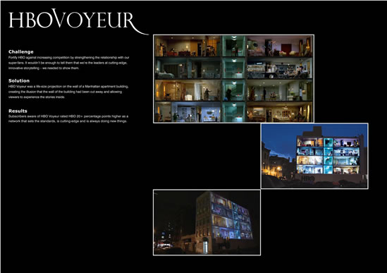 Voyeur Projection Installation