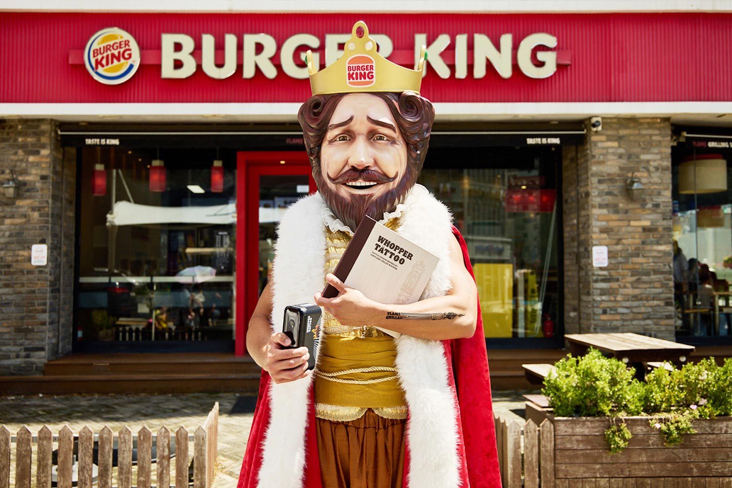Campaña Burger King - Whopper Tattoo