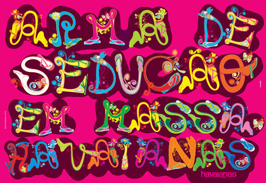 Campaña Letras de Havaianas