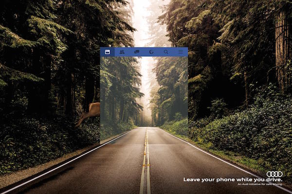 Texting and driving leave your phone warp perception 3