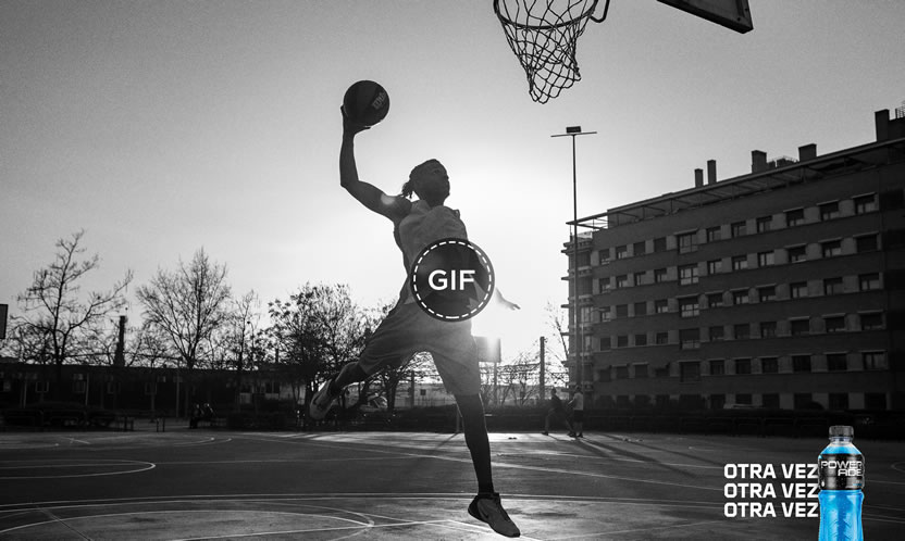Campaña Powerade - Gifs