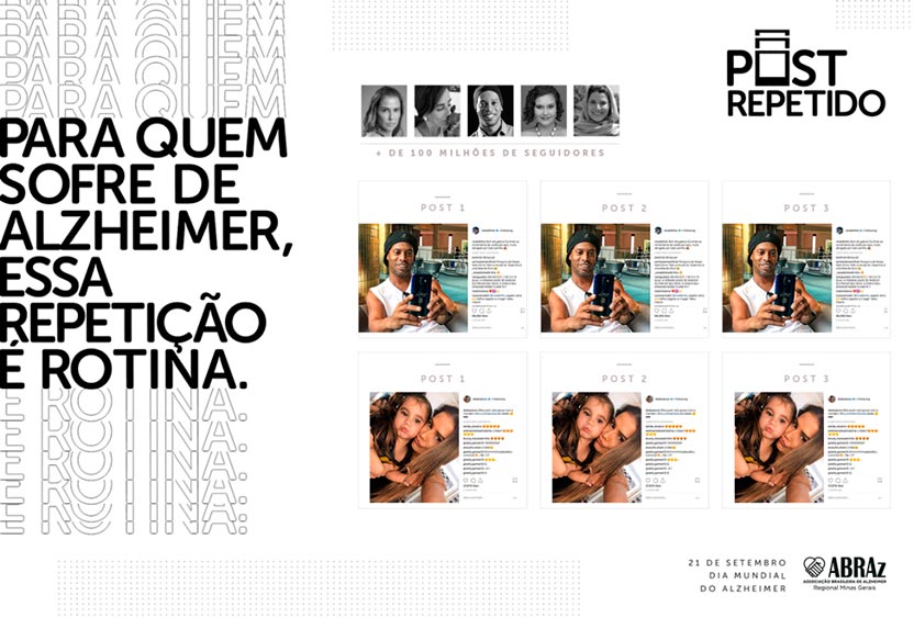 Campaña Associação Brasileira de Alzheimer/ ABRAz MG - Posts Repetidos 
