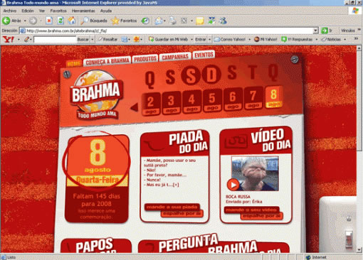 Web Brahma Brasil
