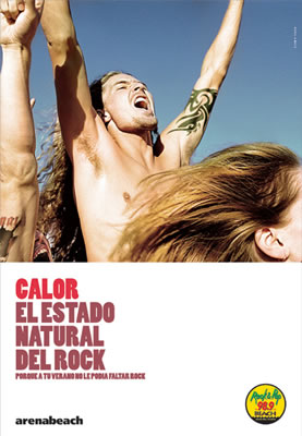 Gráfica - arenabeach / Rock & Pop 2009