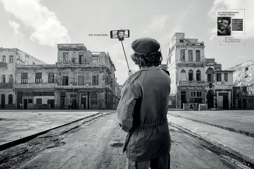 Campaña Editorial Penguin Random House - Selfies Históricas