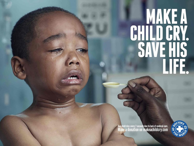 Make a child cry. Save his/her life 2