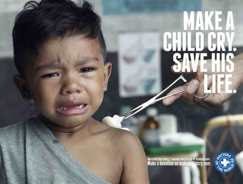 Make a child cry. Save his/her life 3