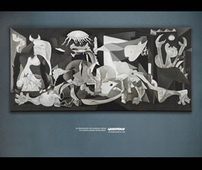 Gráfica - Guernica (Grrenpeace - Tiempo BBDO)