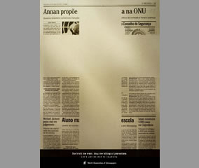Gráfica - Día Mundial de la Libertad de Prensa (JWT Brasil)