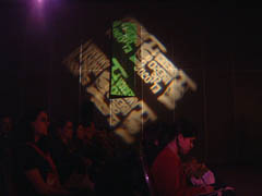 Efecto luces giratorias de El Ojo 2001