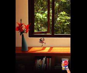 Las manchas tienen miedo/ventana