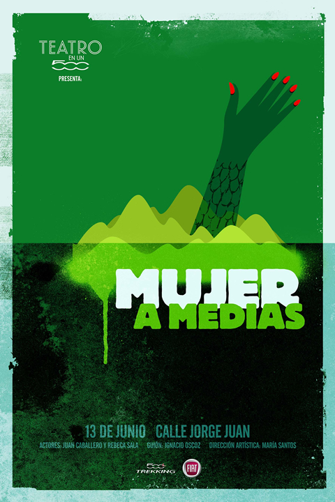 Mujer a medias