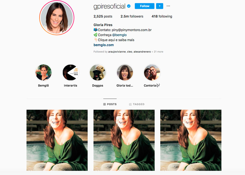 Post Glória Pires