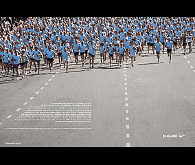 Gráfica - Maratón Nike (BBDO Argentina)
