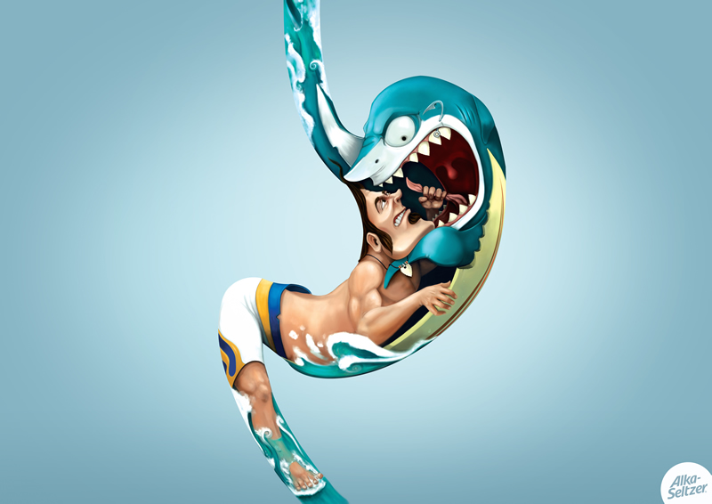 Shark vs Surger