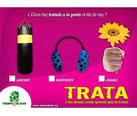 Trata bien a la gente