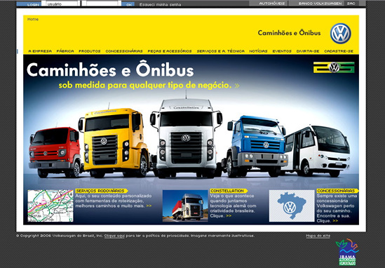 Website - Camiones Volkswagen (Almap BBDO)